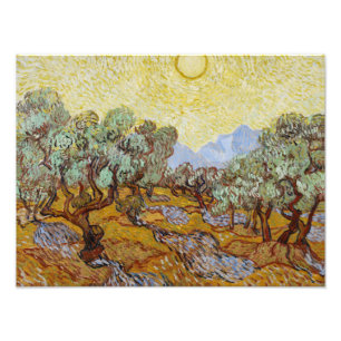 Impression Photo Vincent van Gogh - Olive Trees