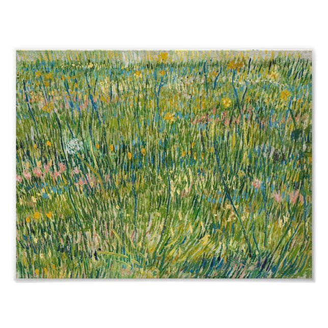 Impression Photo Vincent van Gogh - Patch d'herbe (Devant)