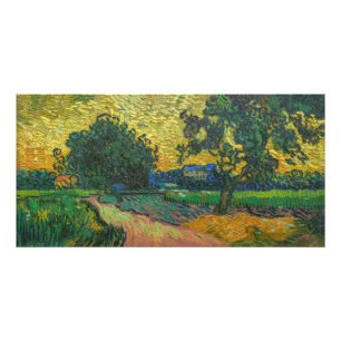 Impression Photo Vincent van Gogh - Paysage à Twilight