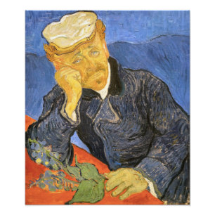 Impression Photo Vincent Van Gogh - Portrait du Docteur Paul Gachet