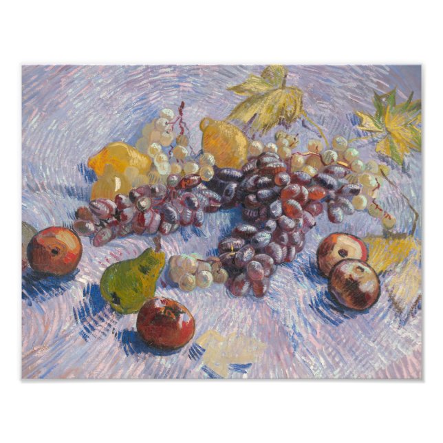 Impression Photo Vincent van Gogh - Raisins, citrons, poires, (Devant)