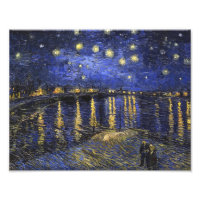 Vincent Van Gogh Starry Night Over The Rhone