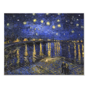 Impression Photo Vincent Van Gogh Starry Night Over The Rhone