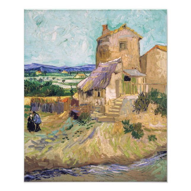 Impression Photo Vincent van Gogh - The Old Mill (Devant)