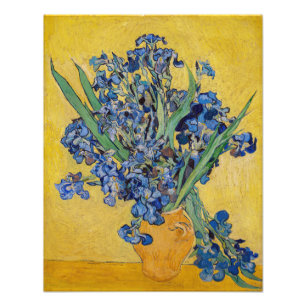 Impression Photo Vincent van Gogh - Vase avec iris
