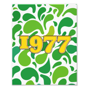 Impression Photo Vintage 1977
