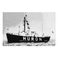Vintage du phare Huron des Grands Lacs