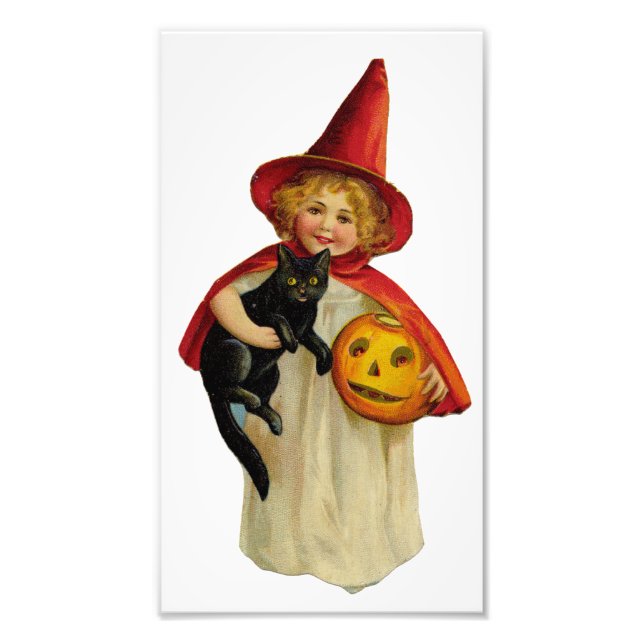 Impression Photo Vintage Halloween (Devant)