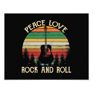 Impression Photo Vintage Hippie Van Flower Bus Peace Love