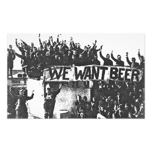 Impression Photo Vintage Interdiction Bière noir et blanc 1920