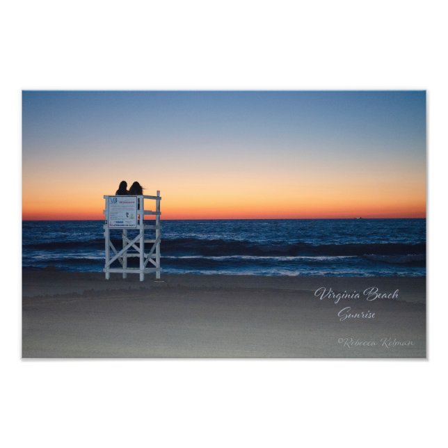 Impression Photo Virginia Beach Sunrise (Devant)