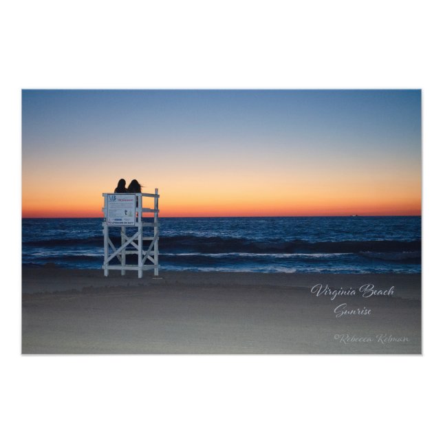 Impression Photo Virginia Beach Sunrise (Devant)