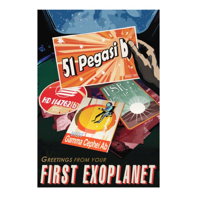 Impression Photo Visit First Exoplanet Found Outside Solar System  (Devant)