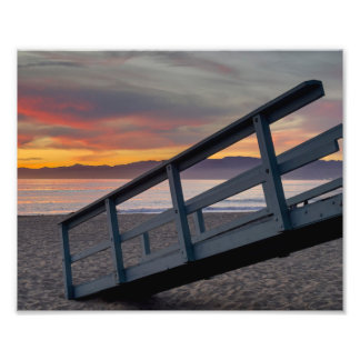 Impression Photo Vivid Sunset Color -  Marina Del Rey, CA