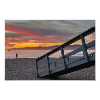 Impression Photo Vivid Sunset Color -  Marina Del Rey, CA