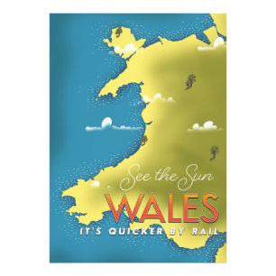 Impression Photo Voir l'affiche de voyage du Sun Wales.