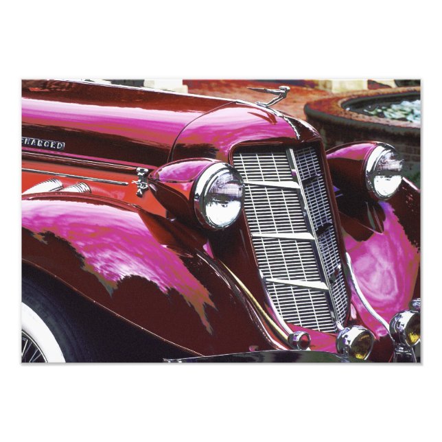Impression Photo Voiture classique : Auburn (Devant)
