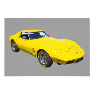 Impression Photo Voiture de sport 1975 de pastenague de Corvette