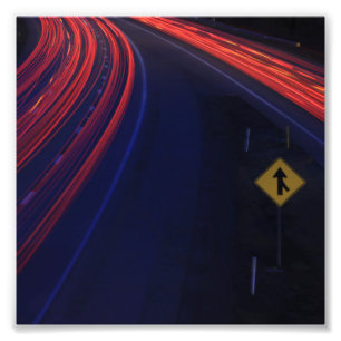 Impression Photo Voiture Traces de signalisation
