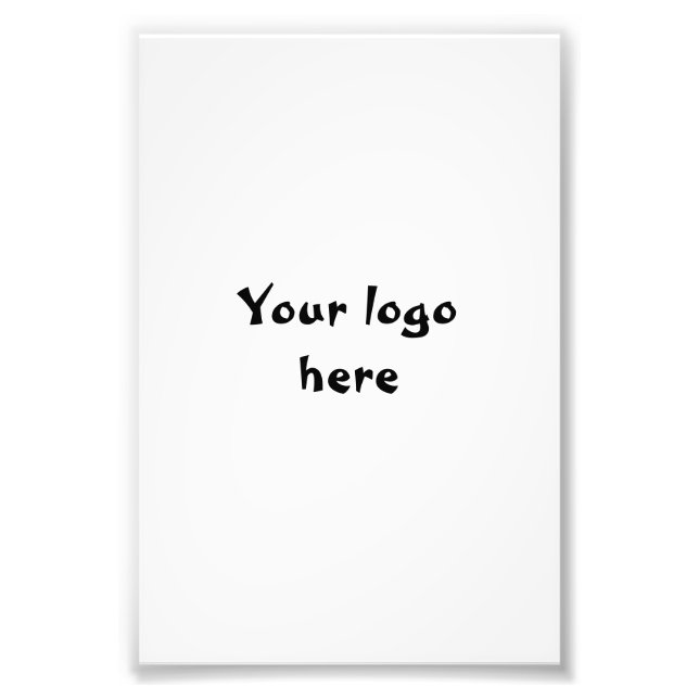 Impression Photo votre logo ici simple minimum classique (Devant)
