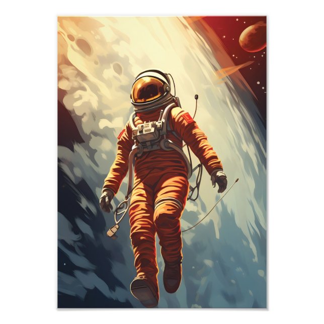 Impression Photo Voyage spatial Astronaut (Devant)