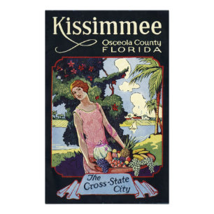 Impression Photo Voyage vintage de Kissimmee le comté d'Osceola la