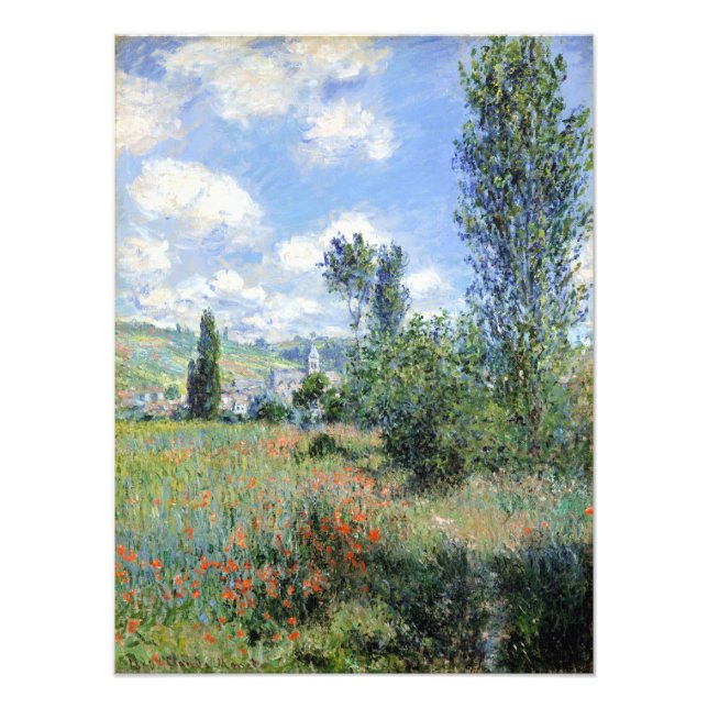 Impression Photo Vue Claude Monet de Vétheuil (Devant)
