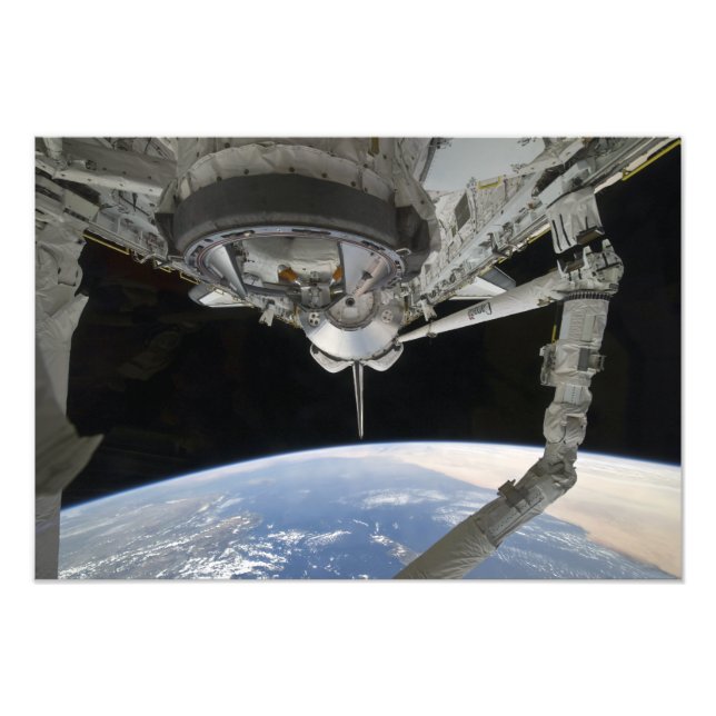 Impression Photo Vue de la découverte de la navette spatiale (Devant)
