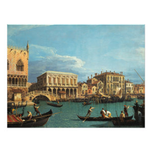 Impression Photo Vue de la Riva degli Schiavoni Venice