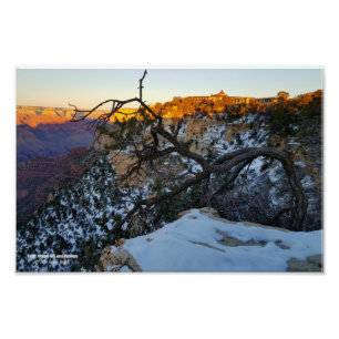 Impression Photo Vue de l'hôtel El Tovar sur Grand Canyon