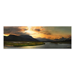 Impression Photo Vue de Snowdonia de Portmadog