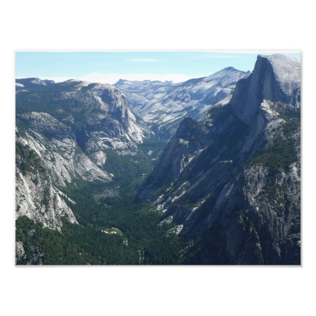 Impression Photo Vue depuis Glacier Point dans le parc national Yos (Devant)