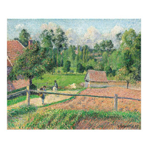 Impression Photo Vue depuis la fenêtre de l'artiste Camille Pissarr
