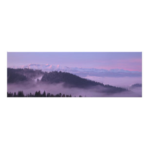 Impression Photo Vue des Tatras d'hiver