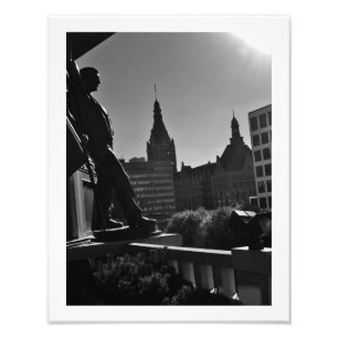 Impression Photo Vue du centre-ville de Milwaukee