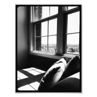 Impression Photo Vue Loft noir et blanc