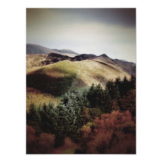 IMPRESSION PHOTO VUE MONTAGNE SUR LES WALES (Devant)