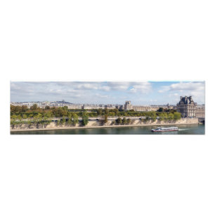 Impression Photo Vue panoramique de Paris depuis le toit du Musée d