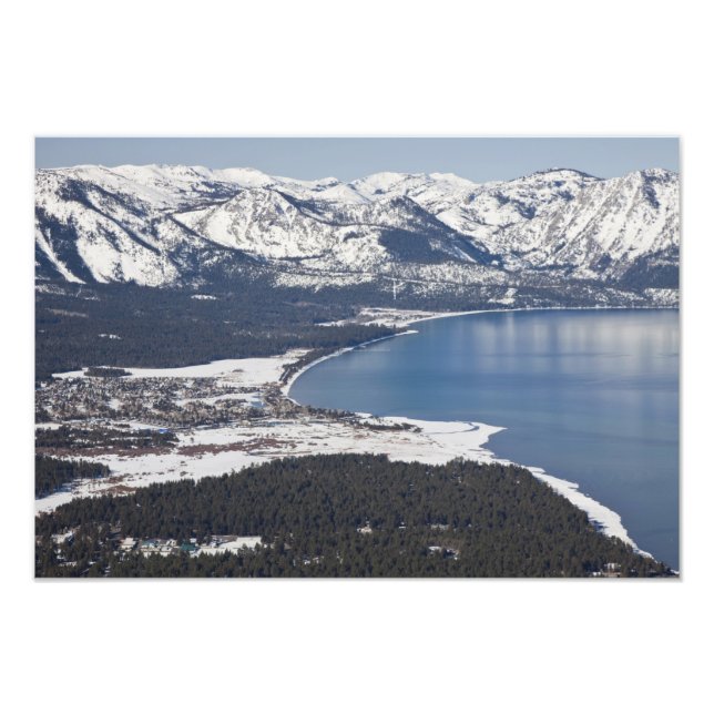 Impression Photo Vue pittoresque sur le lac Tahoe, USA (Devant)
