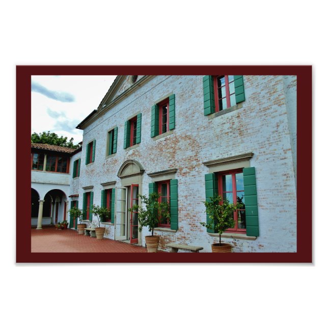 Impression Photo Vue sur la terrasse (Devant)