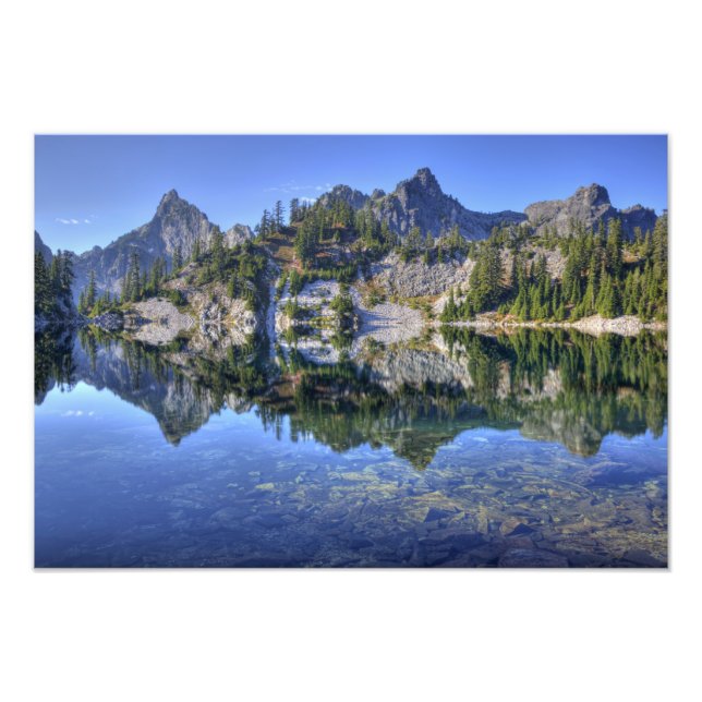 Impression Photo WA, Alpine Lakes Wilderness, Gem Lake, avec (Devant)
