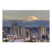 WA, Seattle, Mont Rainier de Kerry Park