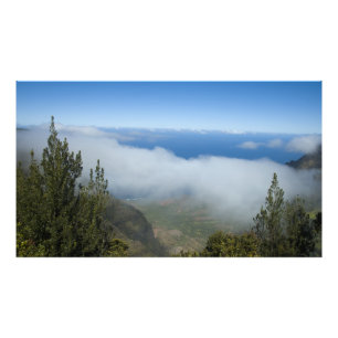 Impression Photo Waimea Canyon au-dessus des nuages, Kauai Hawaii