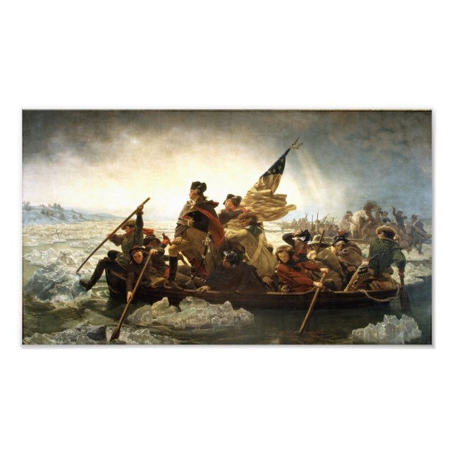 Impression Photo Washington Crossing the Delaware (Devant)