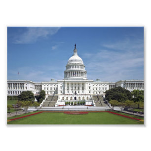 Impression Photo Washington DC de bâtiment de capitol des USA de l