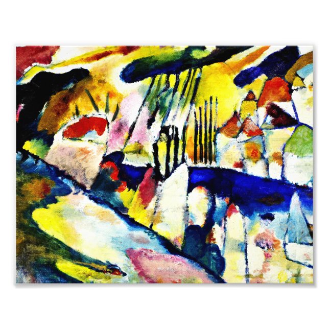 Impression Photo Wassily Kandinsky - Paysage Avec Pluie (Devant)