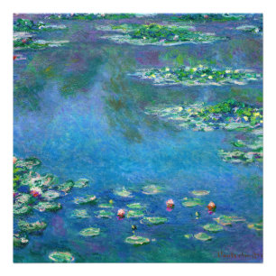 Impression Photo Water Lilies by Claude Monet