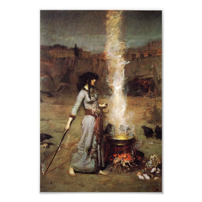 Impression Photo Waterhouse Le cercle magique Imprimer (Devant)