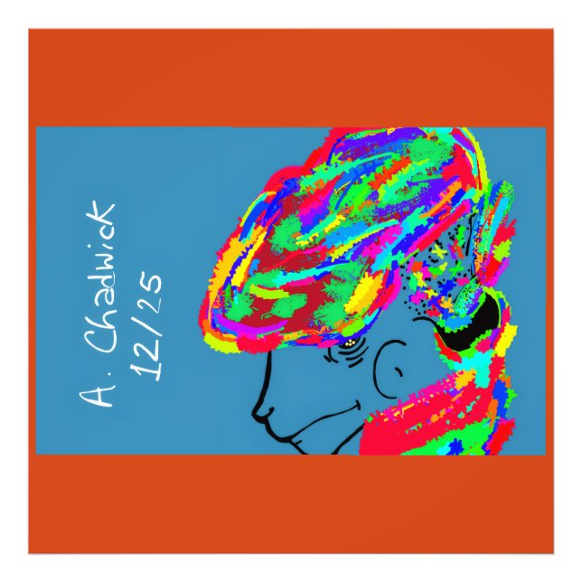 Impression Photo Webbed Scaled Fantasy Creature (Devant)