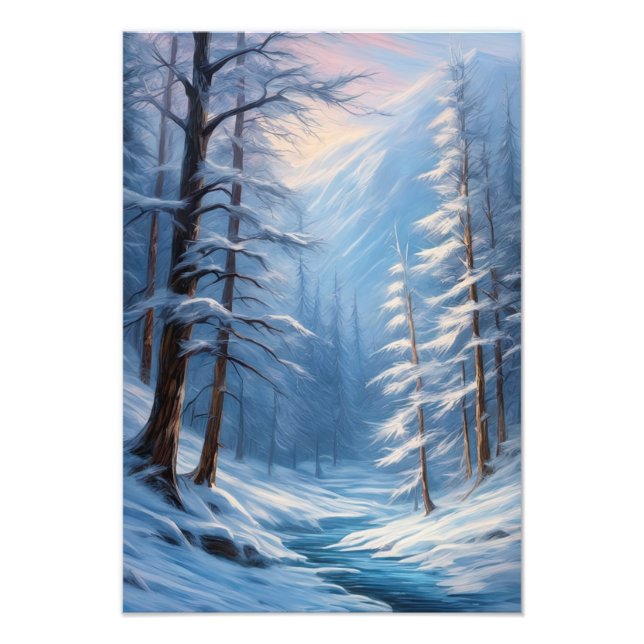 Impression Photo Whispers of Winter, Silent Valley (Devant)